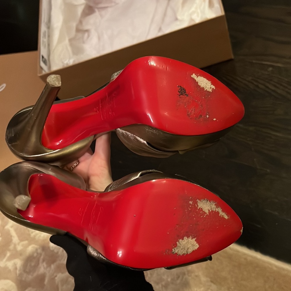 Christian Louboutin Volpi 150 Nappa silk 37 - Picture 11 of 11